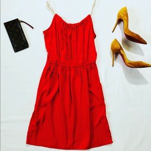2/$24 Midi Dress Red